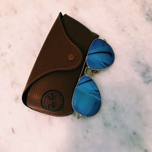 Ray-ban Aviator Flash Lenses Sunglasses